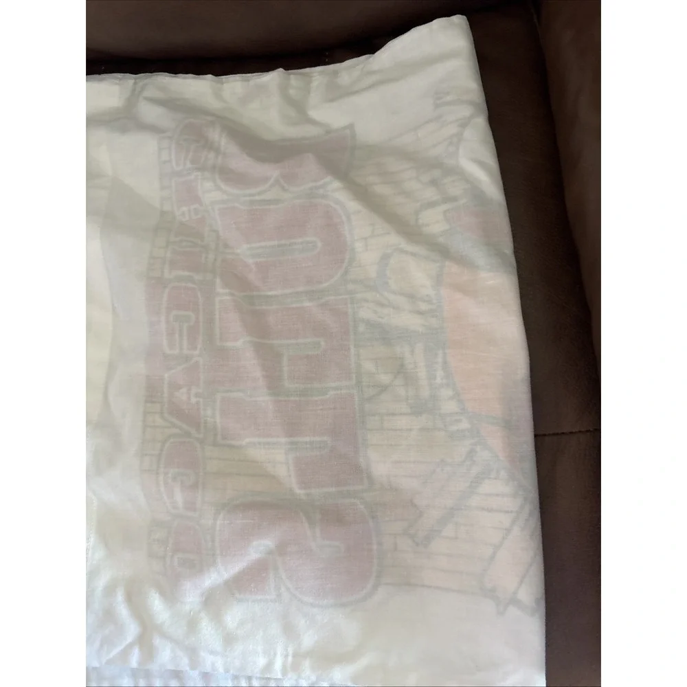Vintage Chicago Bulls Pillowcase NBA 90's Michael Jordan Bedding Basketball